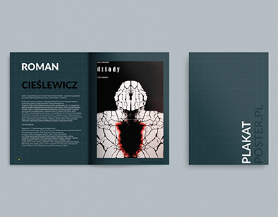 Projekt layoutu - publikacja dot. polskiego plakatu
