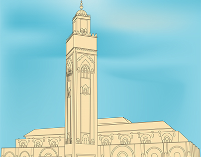 Hassan-II-Mosque
Image to line drew