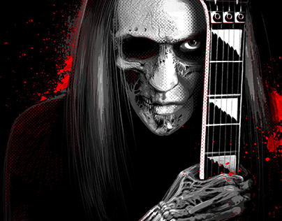 Fan art Alexi Laiho from Children of Bodom COB band