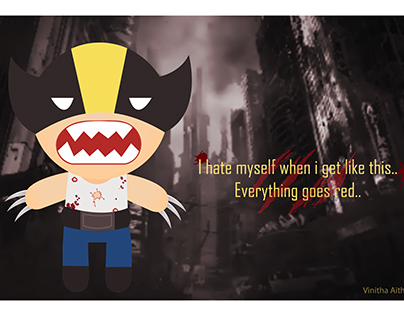 Angry wolverine