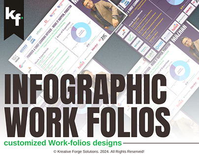 Customized Infographic Work Folios - Volume 01