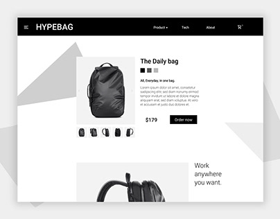 ◼ Hypebag - Minimal bag shop