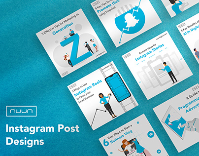 Nuun Instagram Post Designs | Social Media Design