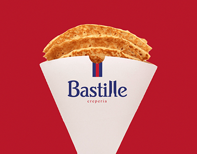Project thumbnail - Bastille Creperia - Logo Design