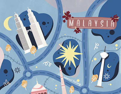 Malaysia Kuala Lumpur Map