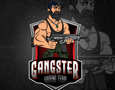 Gangster Gamer Mascot Logo