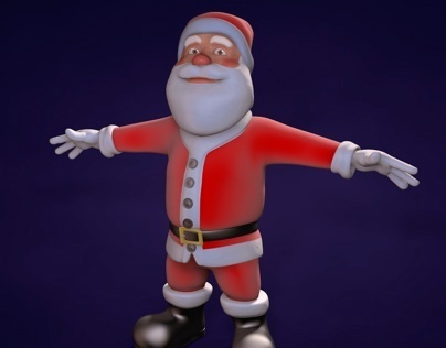 3D Model Santa Claus