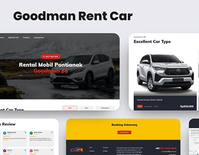 Project thumbnail - Goodman 88 - Rent Car Website