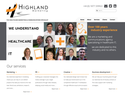 Highland Marketing Website