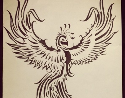 Phoenix tattoo.