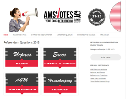 Web Design - AMS Votes