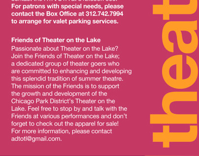 Theater on the Lake, Chicago Park District