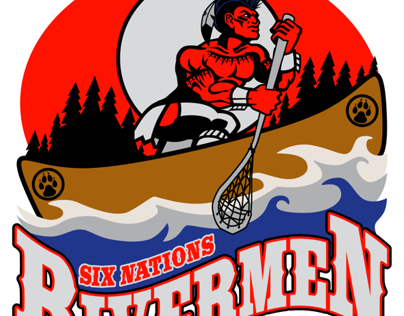 Six Nations Rivermen - Lacrosse Team Logo