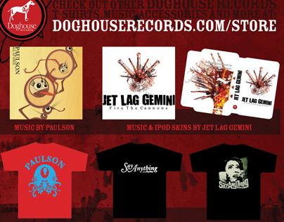 DOGHOUSE RECORDS "CD/LP Slip Ad"