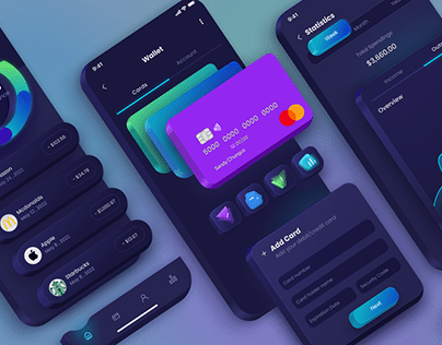 UI Design a Wallet App in Figma