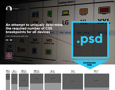 Free PSD for adaptive layouts