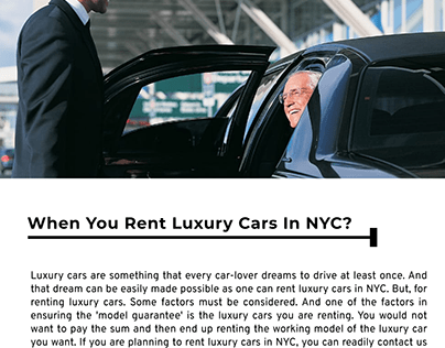 Premium car service in NYC