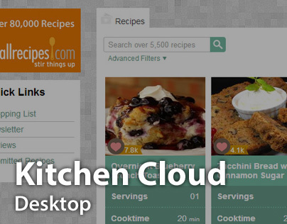 Kitchen Cloud Desktop UI