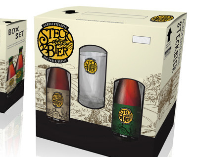 Rótulo e embalagem Steck Bier