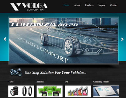Web Design for Volga Corporation