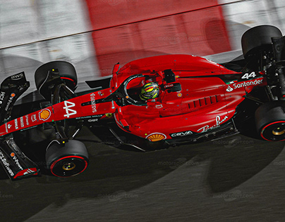 Lewis Hamilton x Ferrari | Motorsport.com Poster