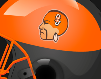 Full vector "Cherokee helmet" Illustration.