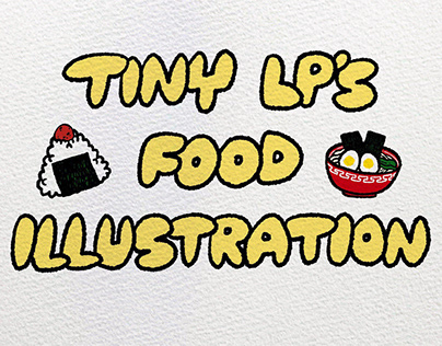 Tiny LP's food illustration