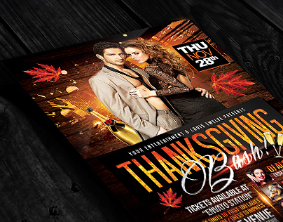 Thanksgiving Bash | Flyer + FB Cover