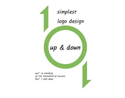up and down logo for University project