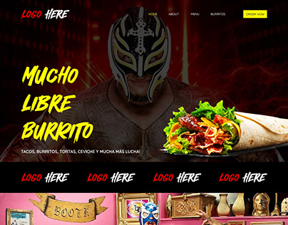 Mexican Burritos UI/UX Design