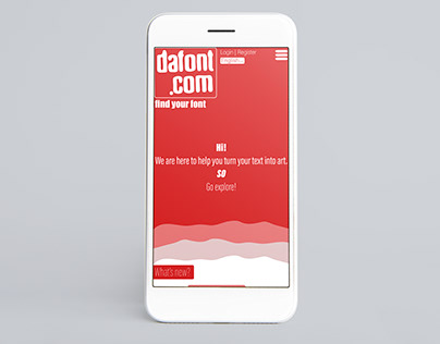 Dafont re-make website