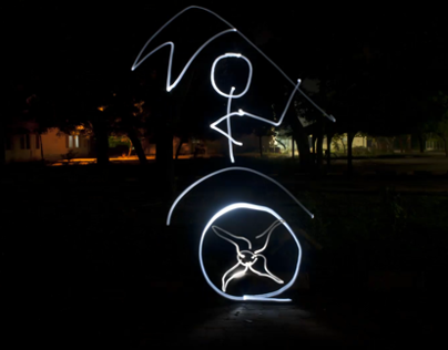 Stop-motion Light Photography
