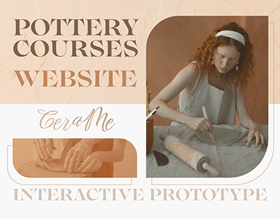 Landing page for Pottery courses