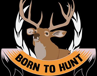hunt t-shirt design