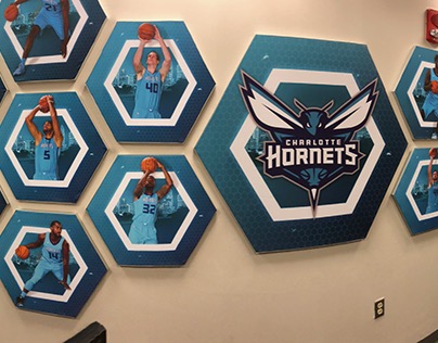 2017-18 Charlotte Hornets Coaches office Installation