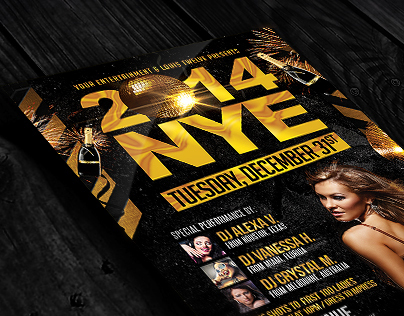 NYE Party | Flyer + FB Cover