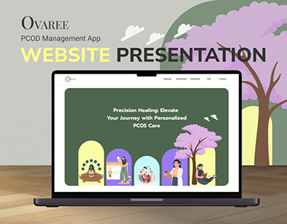 Ovaree- Marketing Website Presentation