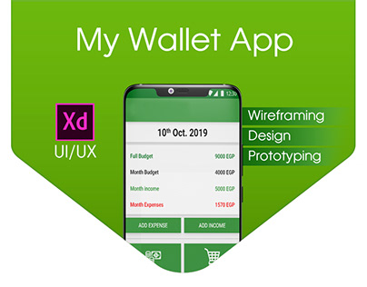 My Wallet UI/UX Design
