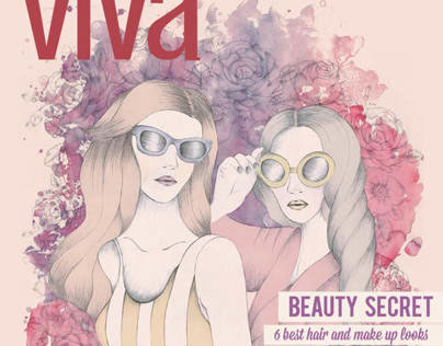 Viva Magazine Cover - Editorial Illustration