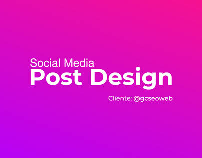 Social Media Post Design (@gcseoweb)
