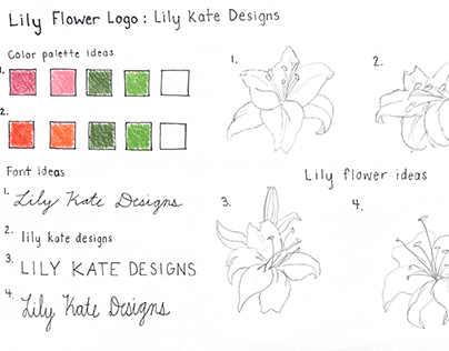 Lily Kate Designs: Design Brief