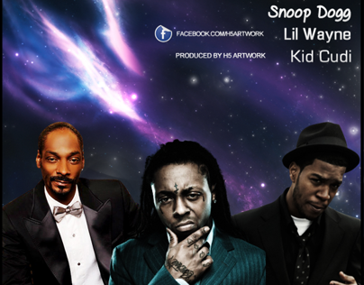 (Snoop Dogg, Lil Wayne, Kid Cudi Edit Design)