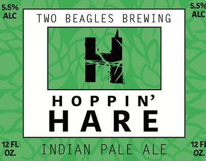Two Beagles Brewing - Bottle Label Designs