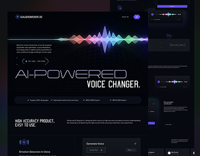 Gaudiomixer.io​​​​​​​ - An AI Powered Voice Changer