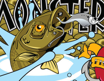 Monster Rockfish Tournament Tattoo Sleeve