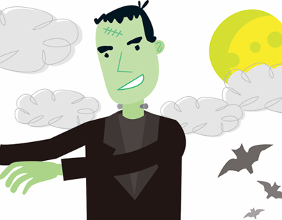 Frankenstein, illustration