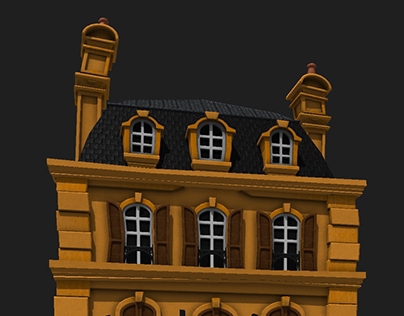 Stylized Building Facade