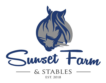 Sunset Farm and Stables Logo