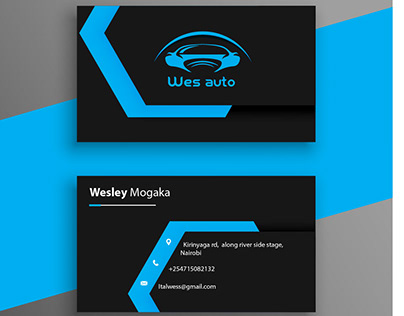 Wes Auto Business Card