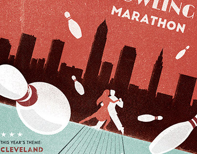 Cleveland Tango Bowling Marathon Poster